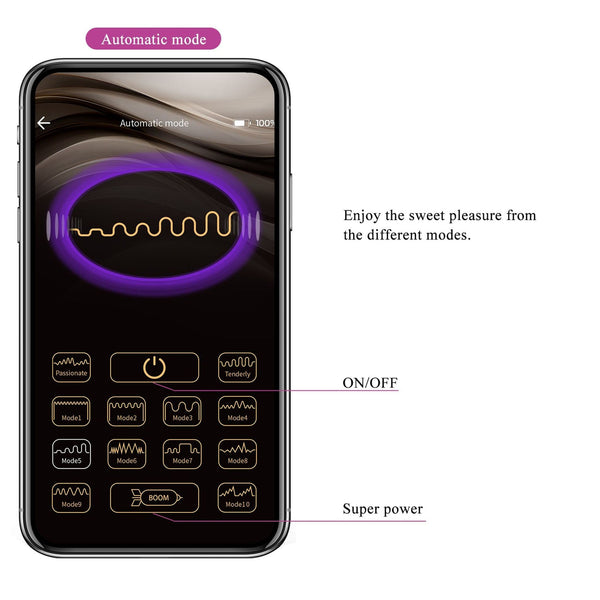 Ovetto Wireless con Elettrostimolazione e Vibrazione