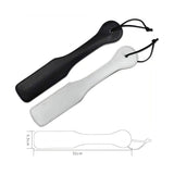 Set paddle a doppia faccia nero e argento con misure tecniche 32 cm