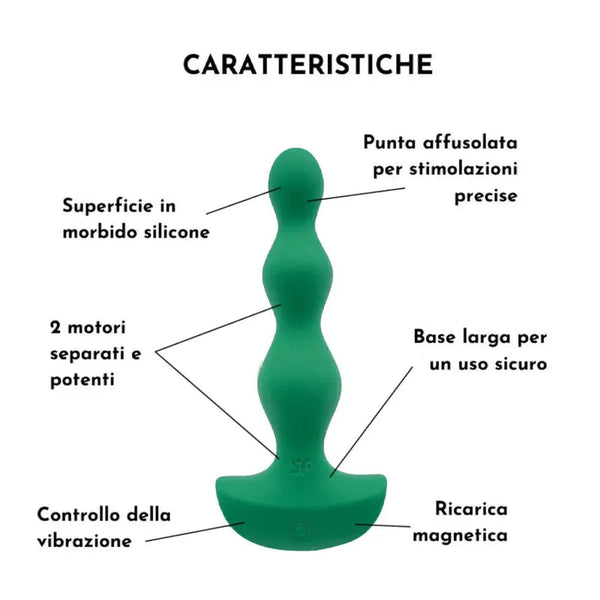 Palline Anali Vibrante in Silicone
