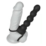 Palline Anali Vibranti con aggancio pene per Doppia Penetrazione