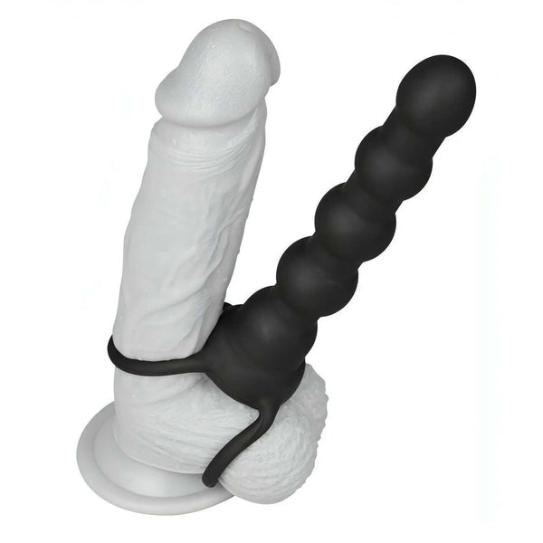 Palline Anali Vibranti con aggancio pene per Doppia Penetrazione
