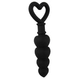 Palline Anali in Silicone con ancoraggio a forma di cuore