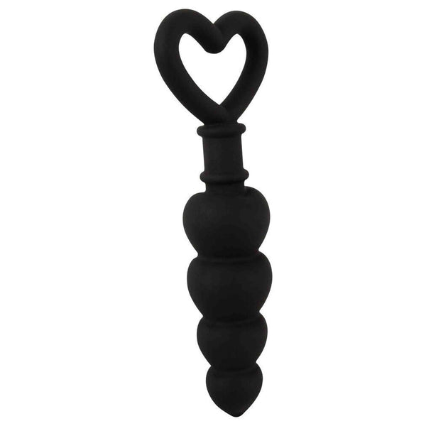Palline Anali in Silicone con ancoraggio a forma di cuore