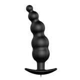 Palline Anali in Silicone con telecomando e 12 diversi programmi di vibrazione - Nero, Silicone, Impermeabile