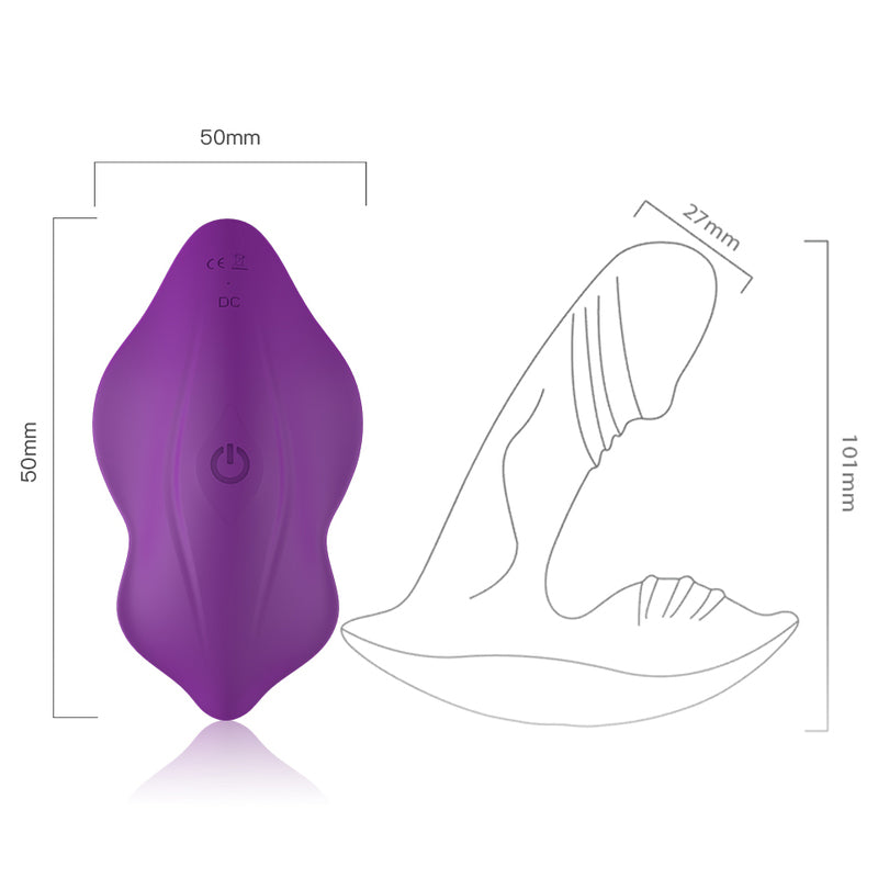 Panty Vibe Silicone Double Vibrator With Wireless Control