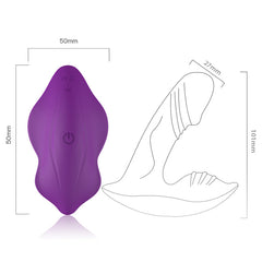 Panty Vibe Silicone Double Vibrator With Wireless Control