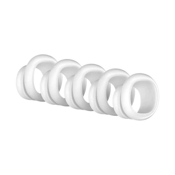 Set di sei punte Climax bianche compatibili con stimolatore Satisfyer Air Pulse