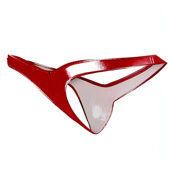Perizoma Rosso Lucido con Push Up