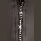 Perizoma uomo con zip di strass