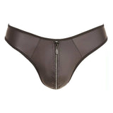 Perizoma uomo con zip di strass