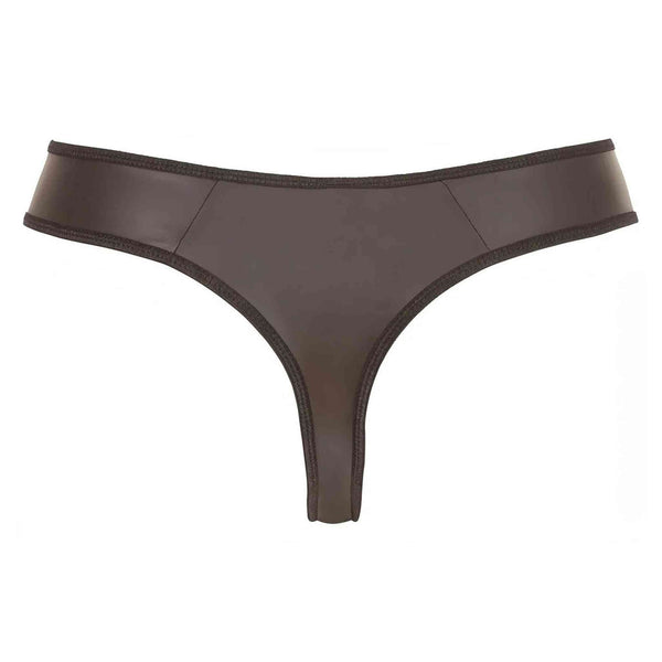Perizoma uomo con zip di strass