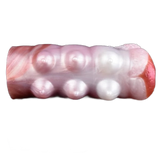 Toy masturbazione Petal Fairy in silicone liquido rosa con protuberanze sferiche