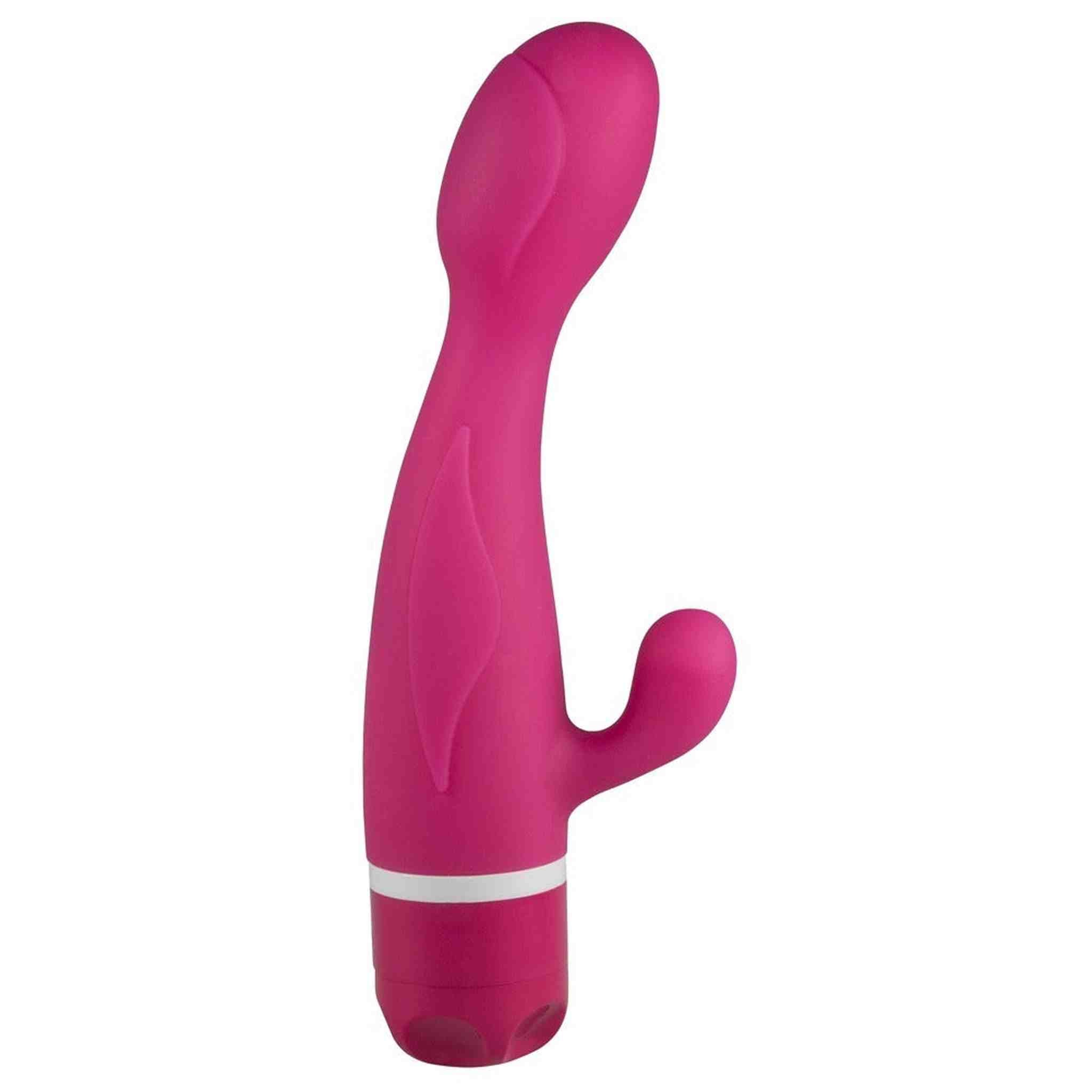 Pink Leaf Vibratore Rabbit in Silicone