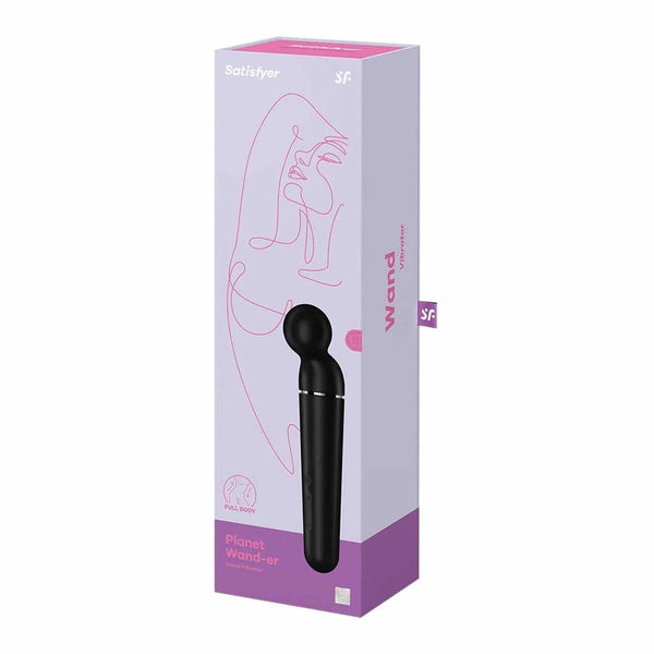 Scatola vibratore Planet Wand-er Satisfyer design lavanda viola