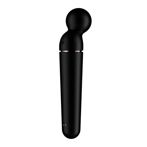 Vibratore Planet Wand-er nero logo SF indicatori LED base