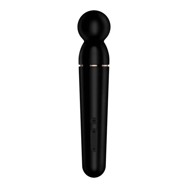 Vibratore Planet Wand-er nero pulsanti onde e croce