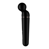 Vibratore Planet Wand-er nero con fascia oro rosa dettaglio testa