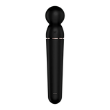 Vibratore Planet Wand-er nero logo SF vista frontale dettagliata