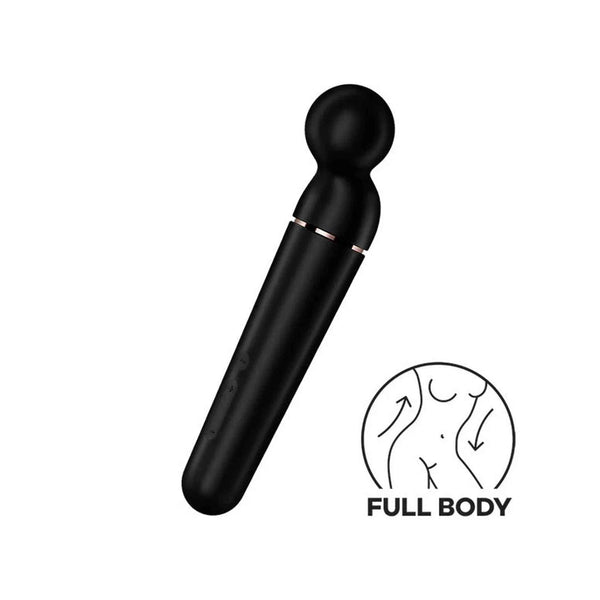 Vibratore Planet Wand-er nero pulsanti icona uso FULL BODY