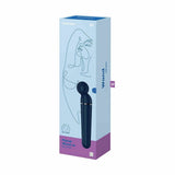Confezione vibratore Satisfyer Planet Wand-er blu scuro con icona Full Body