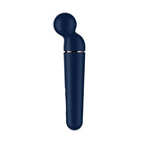 Vibrazione a bastoncino Satisfyer Planet Wand-er blu opaco con indicatori luminosi