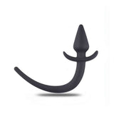 Plug Anale Con Coda Silicone - Nero