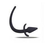 Plug Anale Con Coda Silicone - Nero