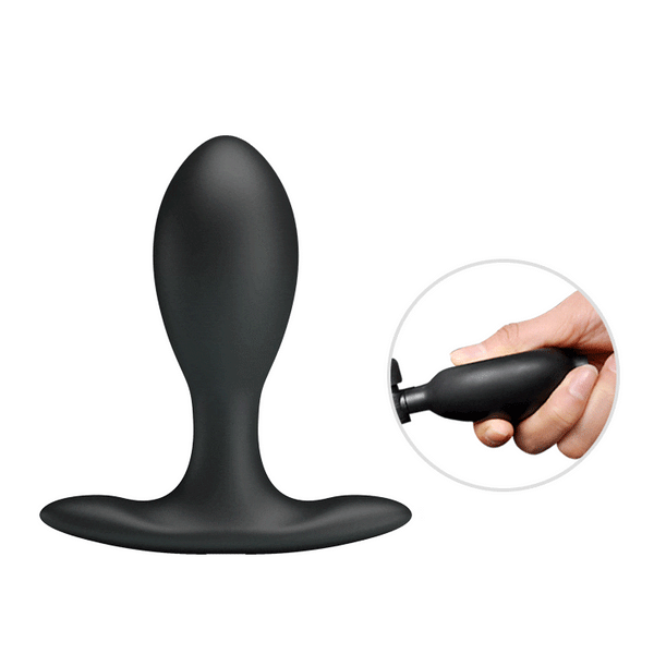 Plug Anale Gonfiabile in Silicone Medicale 9 cm