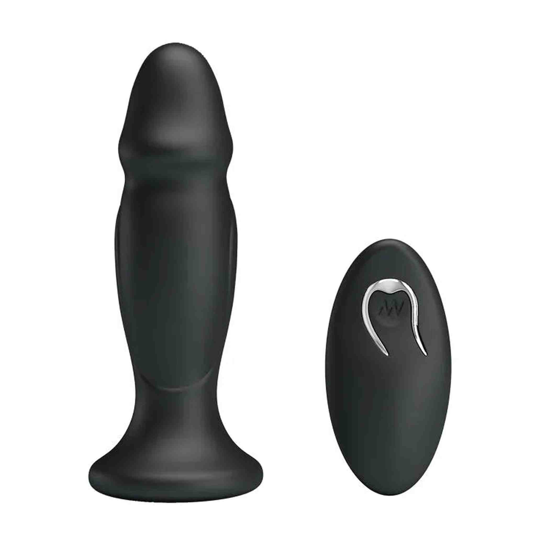 Plug Anale SemiRealistico in Silicone Medicale con 12 programmi di vibrazione e comando a distanza