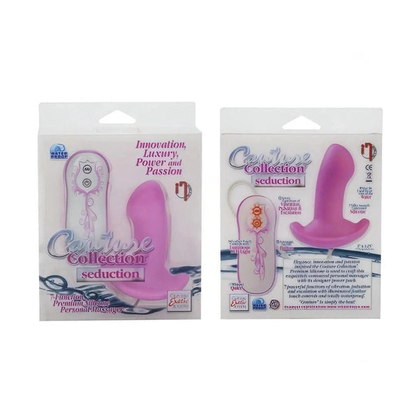 Confezione plug anale rosa Couture Collection IPX7 impermeabile