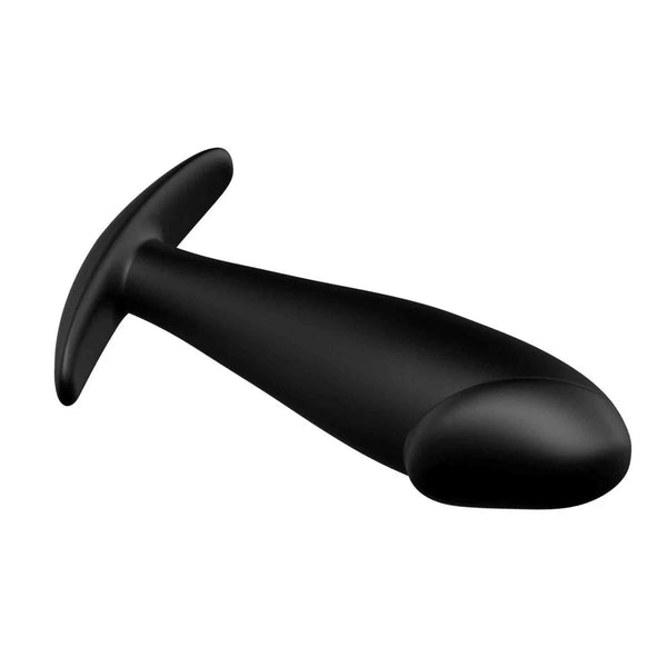 Plug Anale Vibrante Design con glande scolpito - 12 Modalità Di Vibrazione, Nero