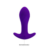 Plug Anale Vibrante, Ricaricabile, Impermeabile