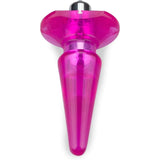 Plug Anale Vibrante Rosa Trasparente