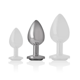 Plug Anale con Diamante Nero