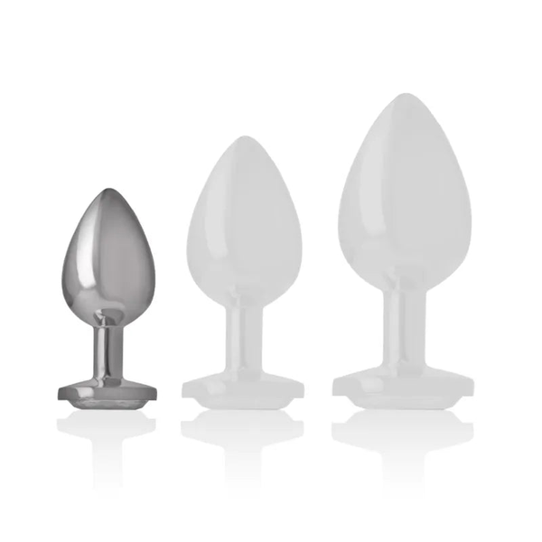 Plug Anale con Diamante Silver