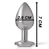 Plug Anale con Diamante Silver
