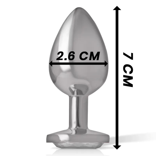 Plug Anale con Diamante Silver