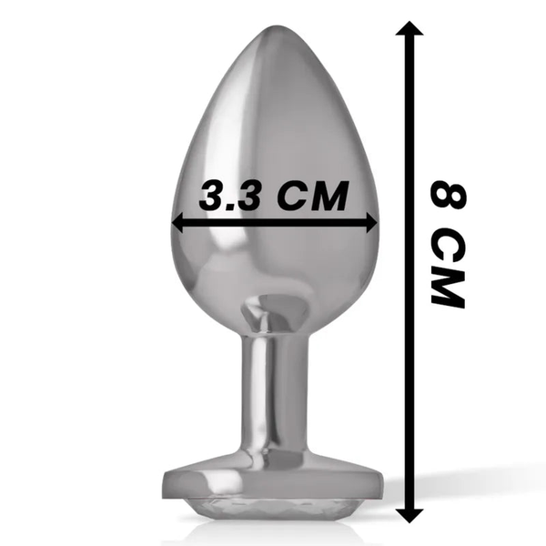 Plug Anale con Diamante Silver