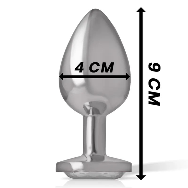 Plug Anale con Diamante Silver