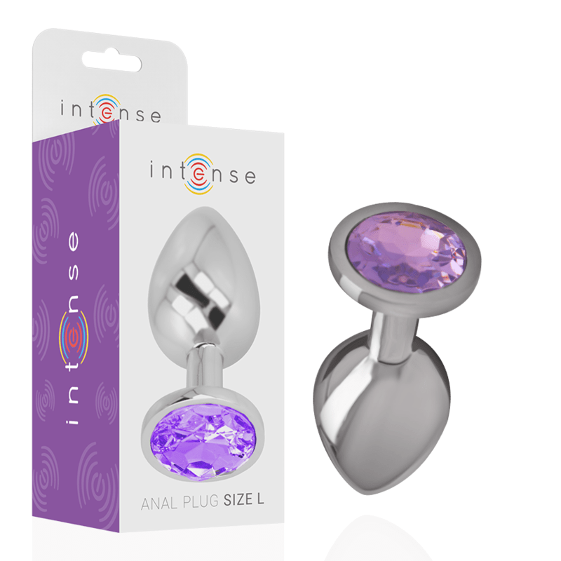 Plug Anale con Diamante Viola