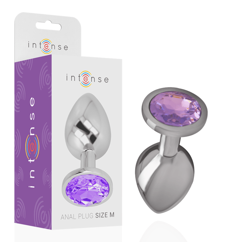 Plug Anale con Diamante Viola