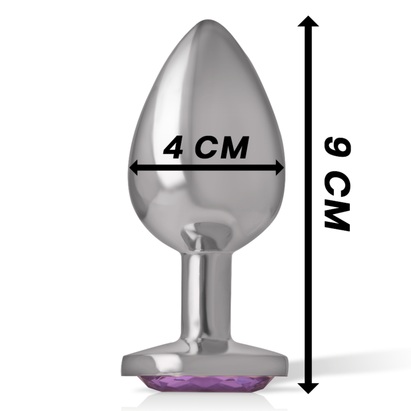 Plug Anale con Diamante Viola