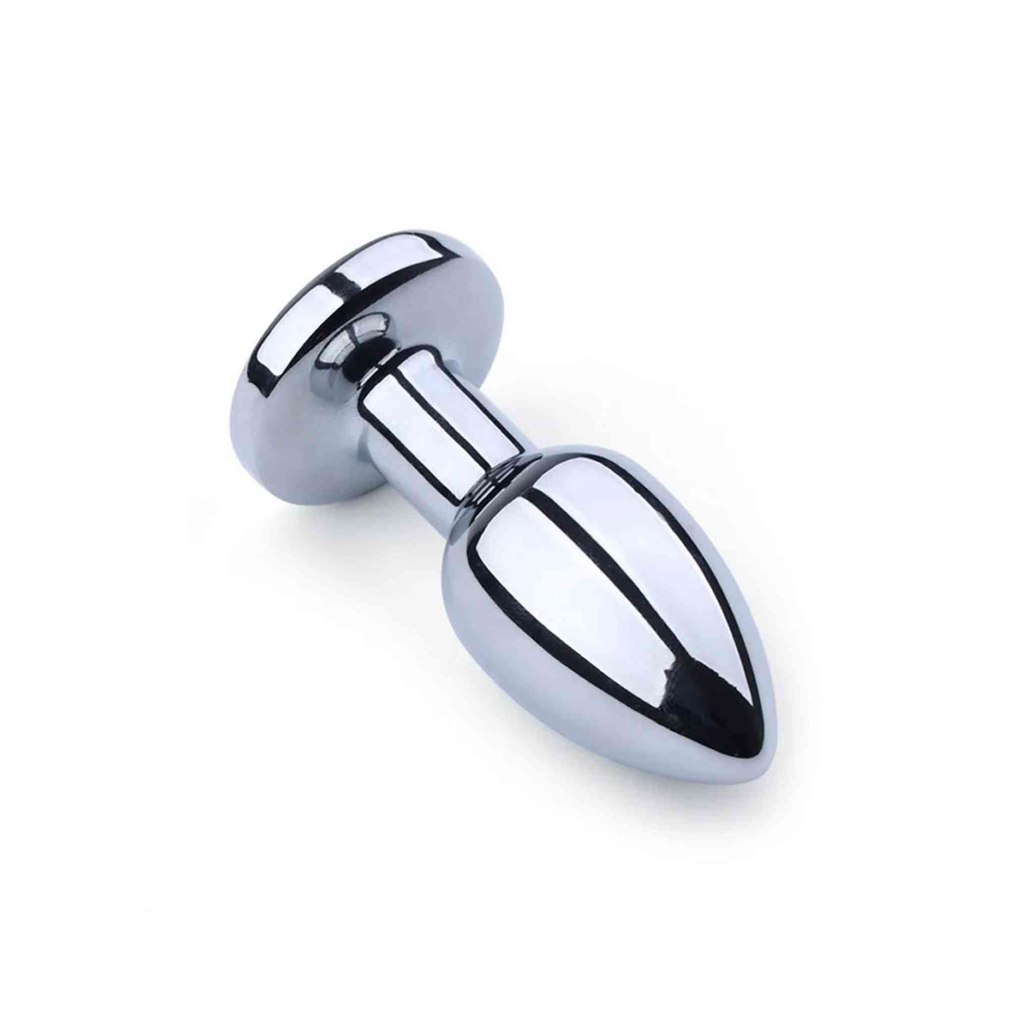 Plug Anale in Alluminio Con Luce LED Controllato da APP o Telecomando Wireless