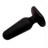 Plug Anale in Silicone Anallergico - Nero, 6.5 cm