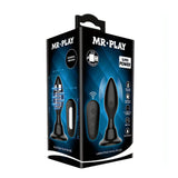 Scatola confezione plug anale vibrante MR PLAY impermeabile e ricaricabile