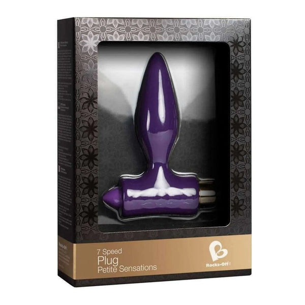 Plug anale in silicone con 7 modalità di vibrazione - Viola