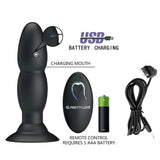 Plug anale vibrante wireless - Nero