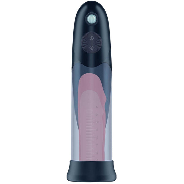 Pompa pene automatica con elemento rosa chiaro e pulsanti accensione/aspirazione
