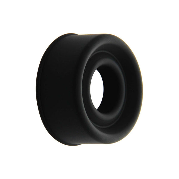 Anello nero in silicone per fissaggio accessorio pompa pene