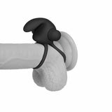 Power Clit Doppio Anello Fallico Vibrante con Stimolatore Clitorideo